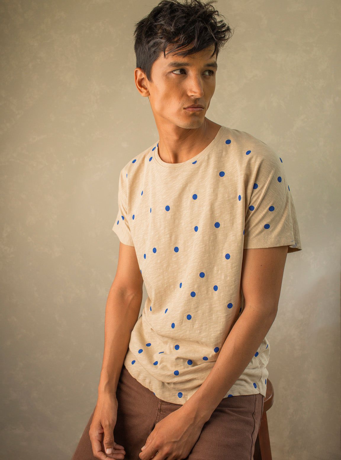 Cobalt Polka Chiller Tee