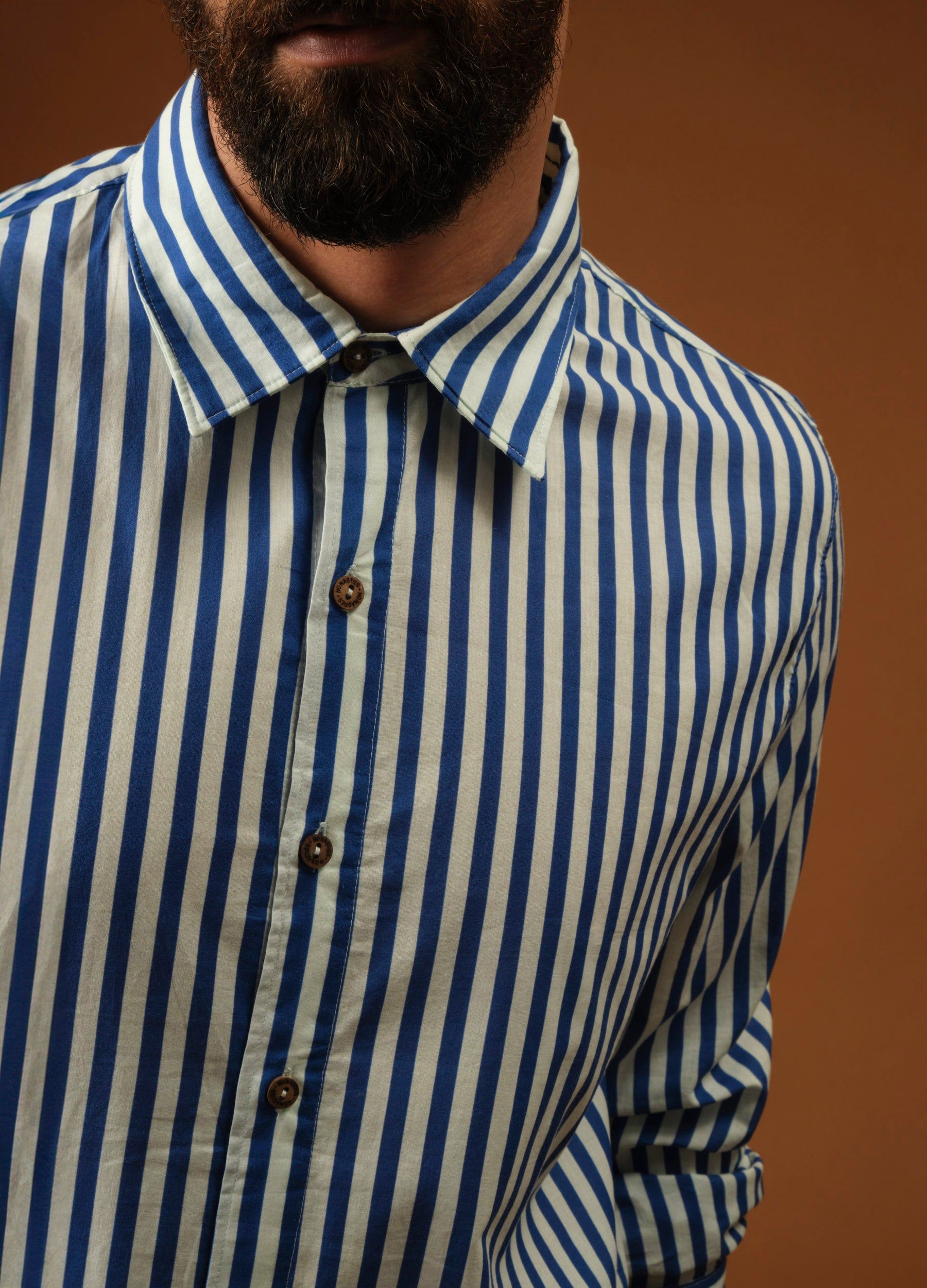 Cobalt Stripe Everyday Shirt