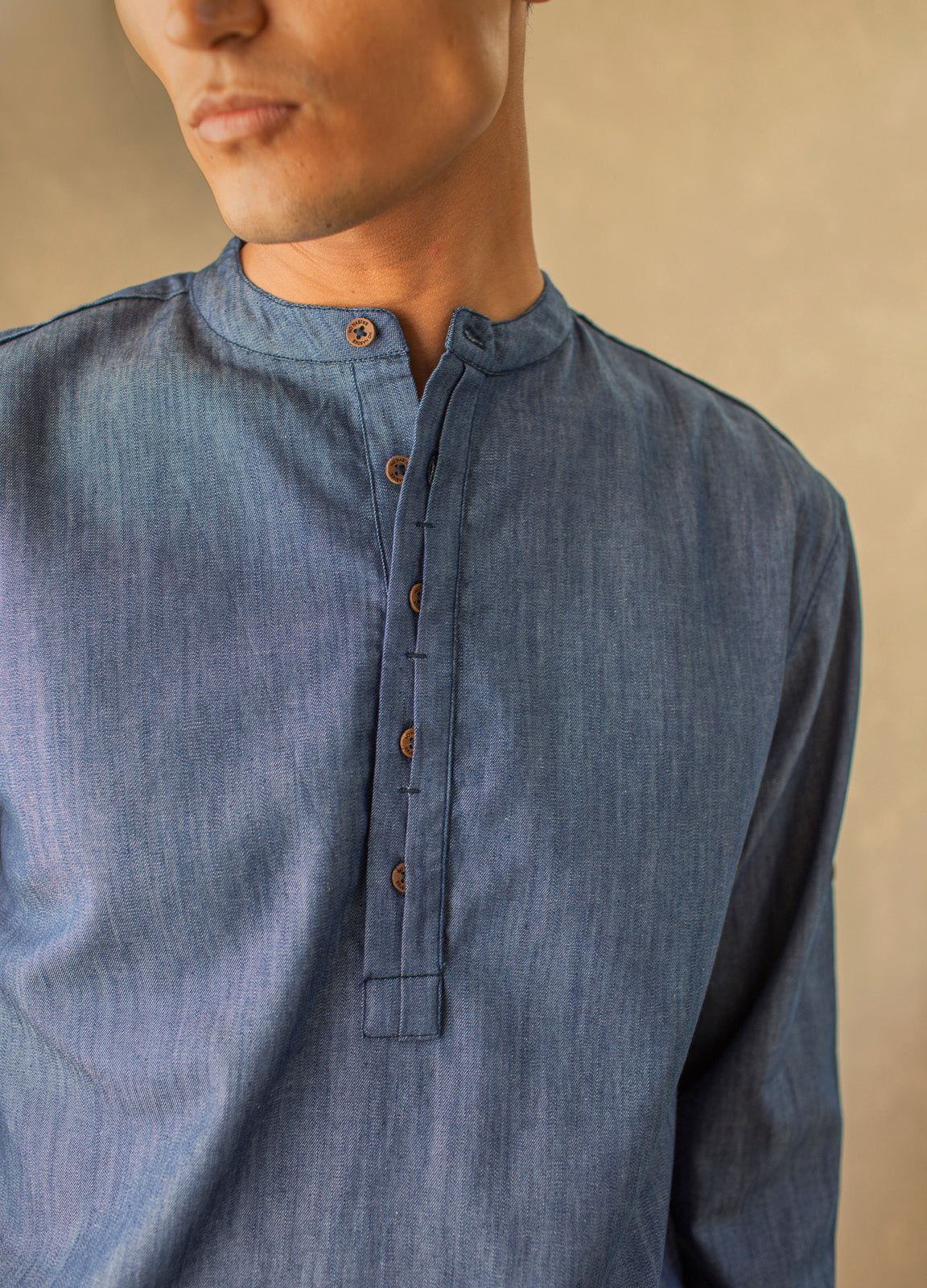 Denim Popover Shirt