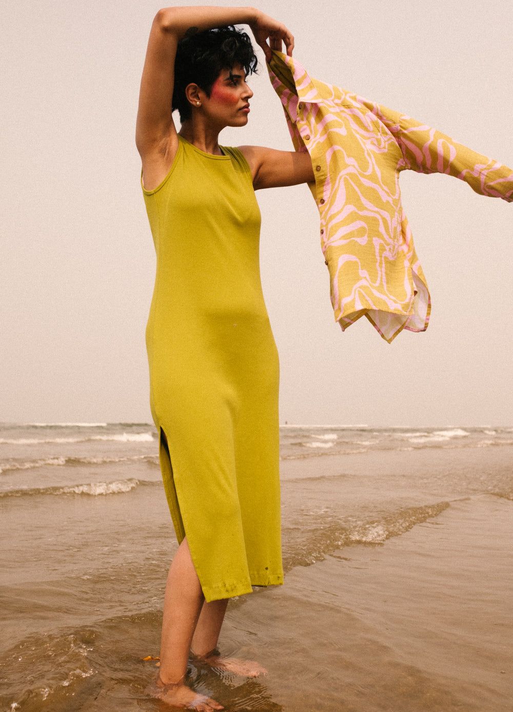 Low Tide Side-Slit Shirt