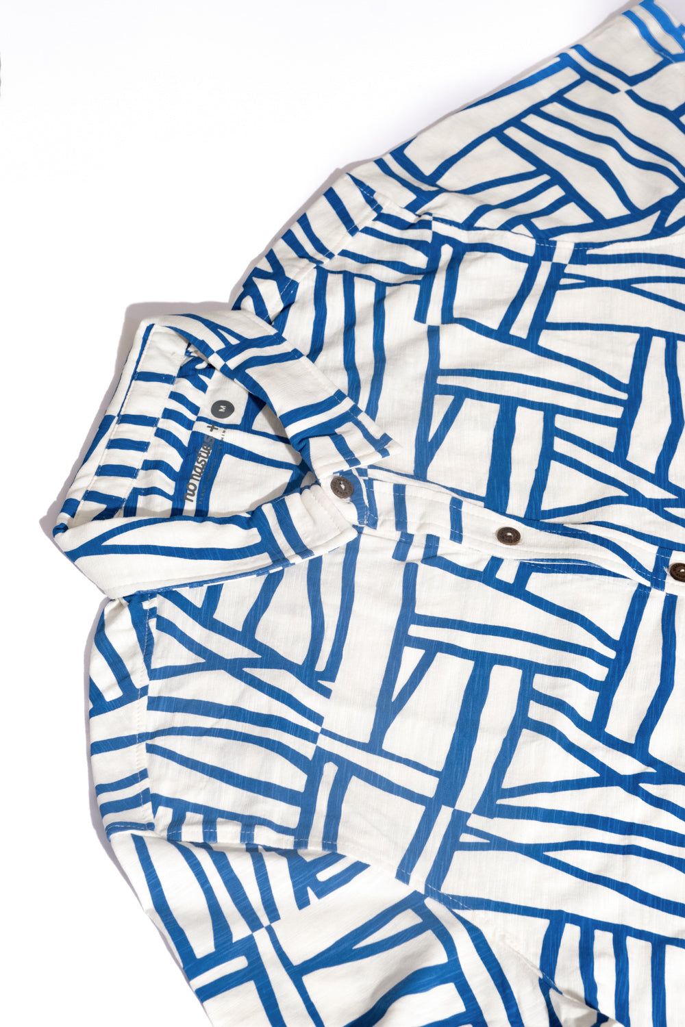 Nautic White Organic Cotton Half Sleeve Shirt Online