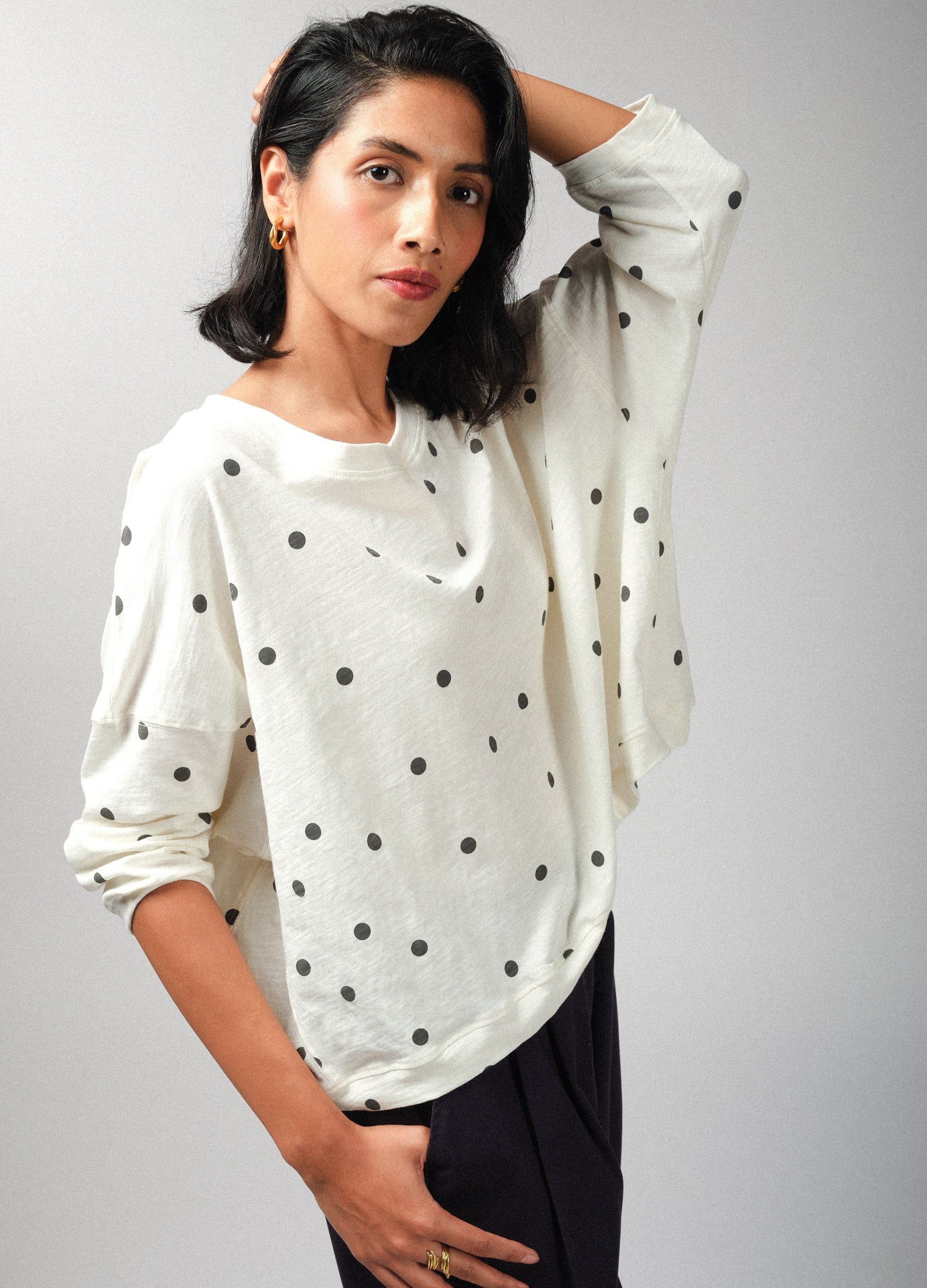 Coconut Polka Unisize Top