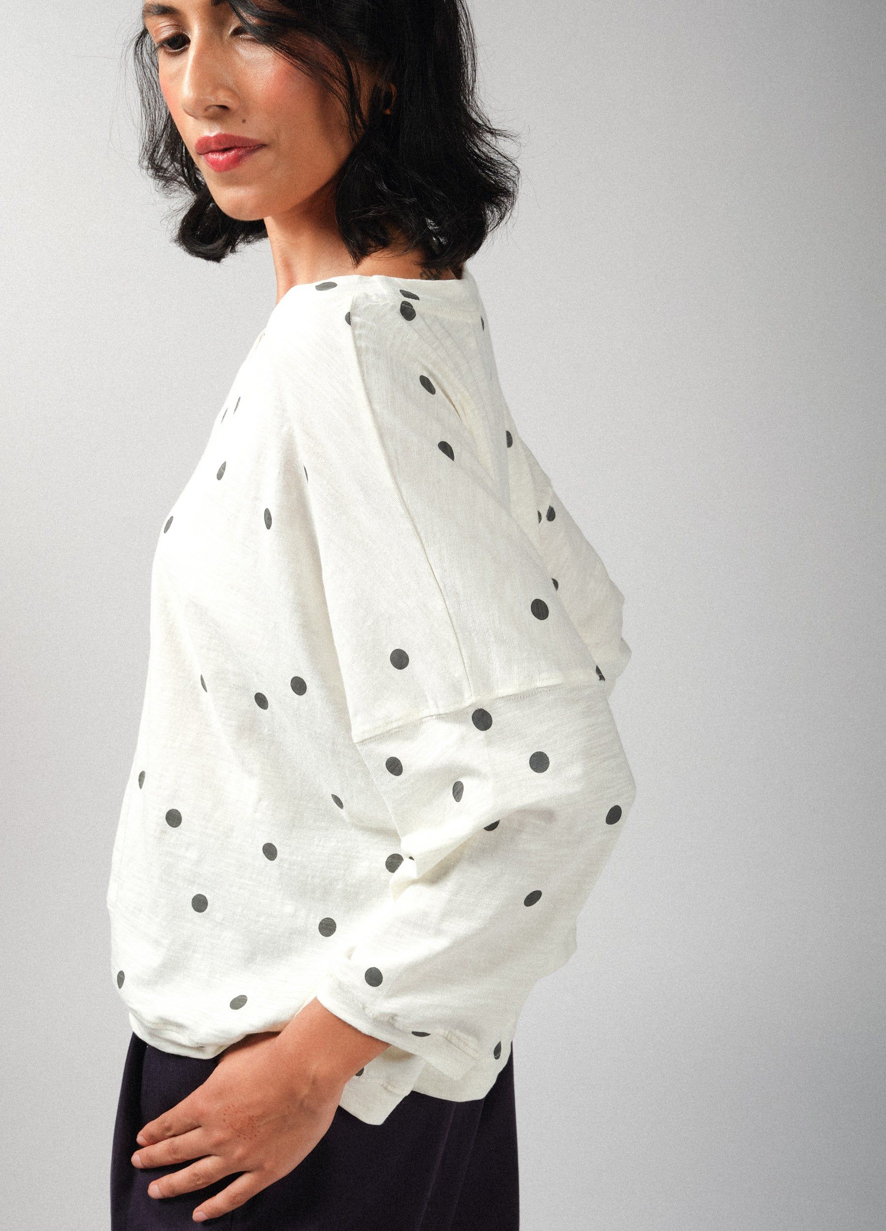 Coconut Polka Unisize Top