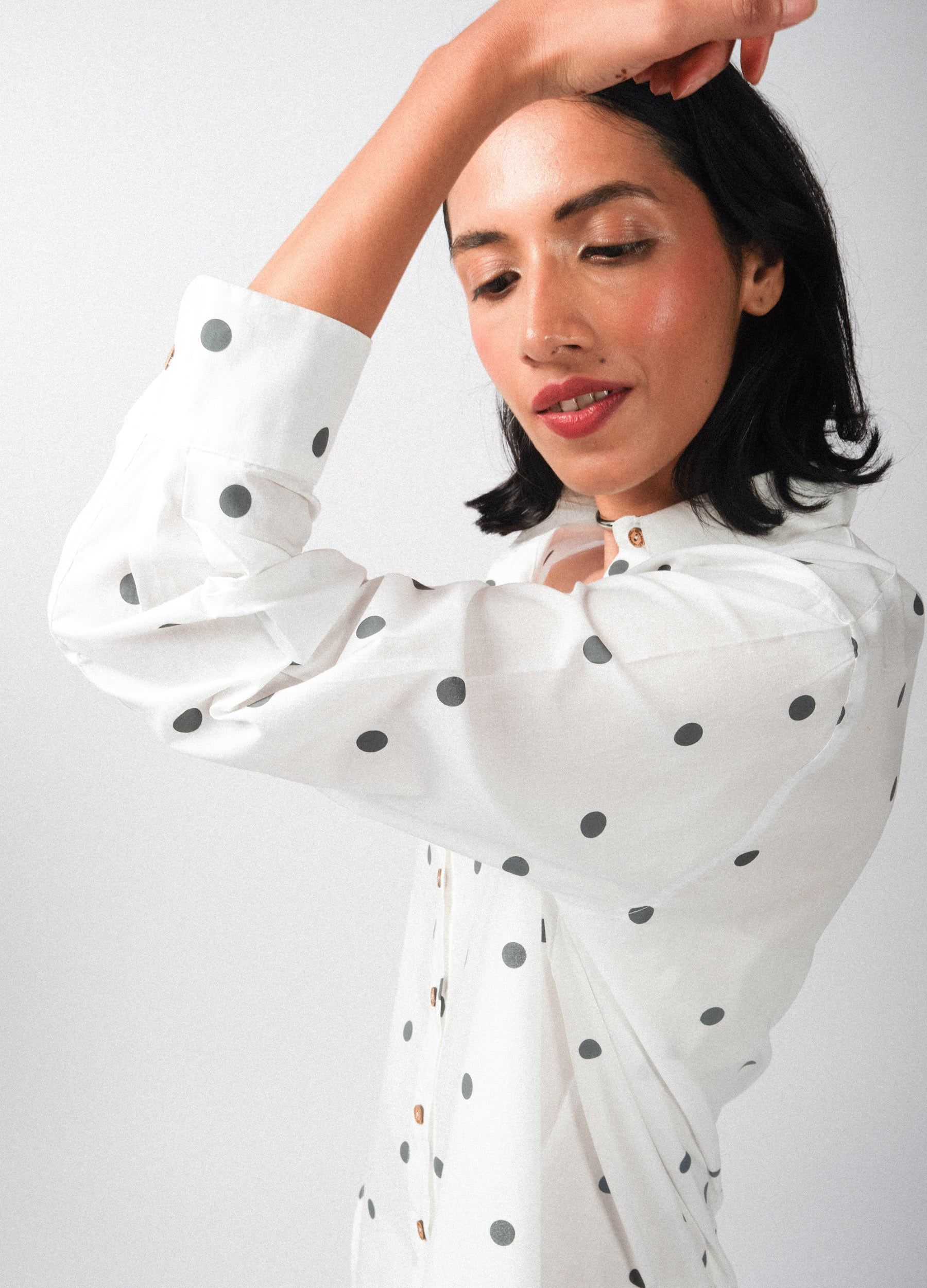 Coconut Polka Girlfriend Shirt