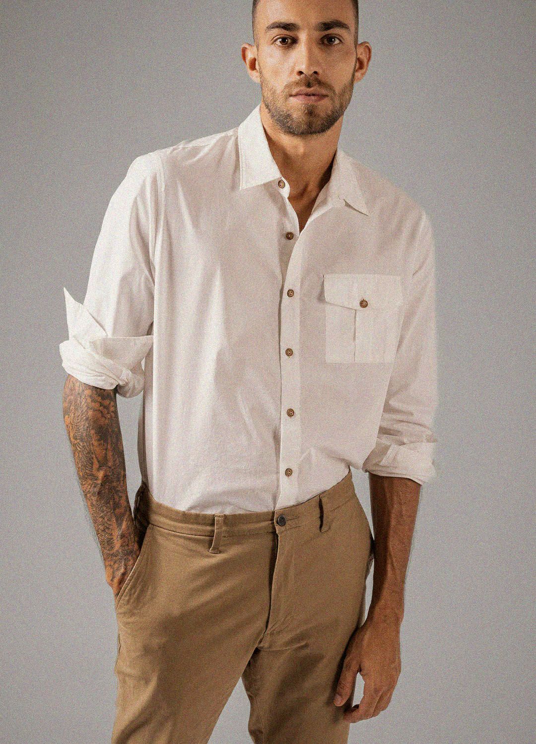 Coconut Milk Everyday Pocket Shirt