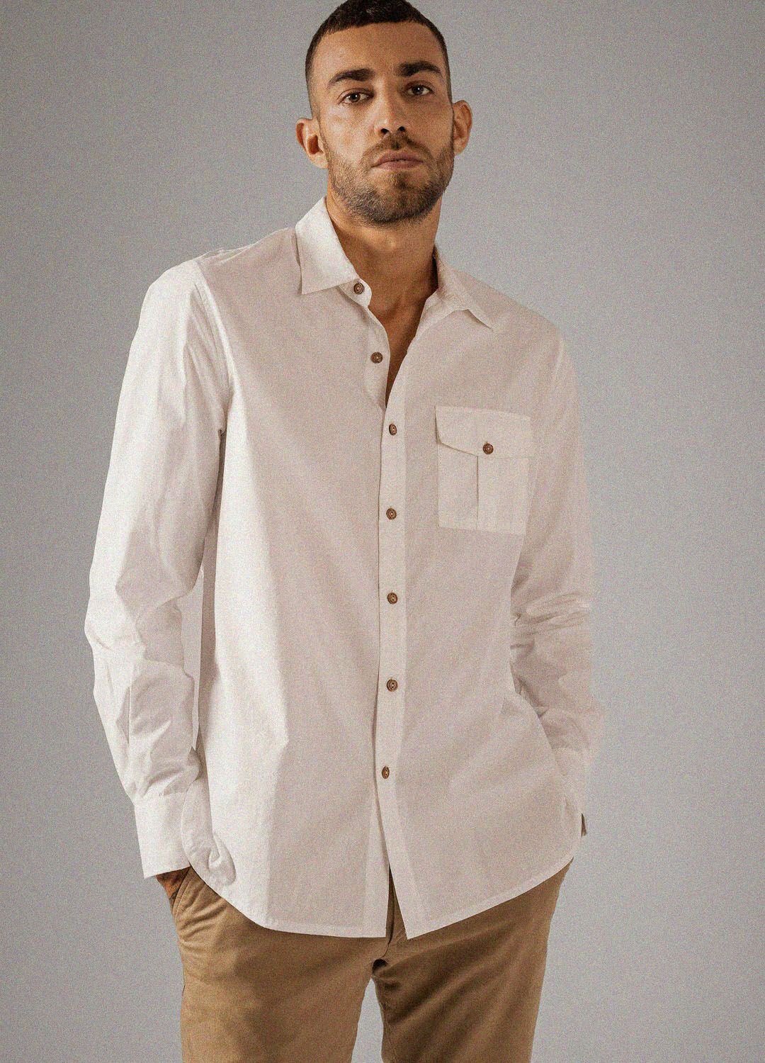 Coconut Milk Everyday Pocket Shirt