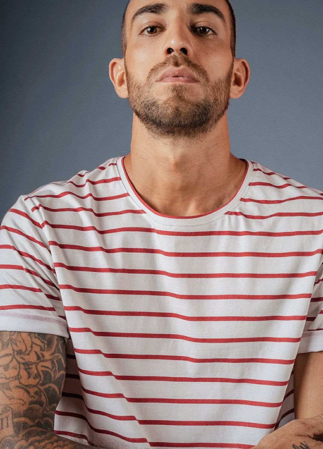 Ruby Stripe Classic Tee