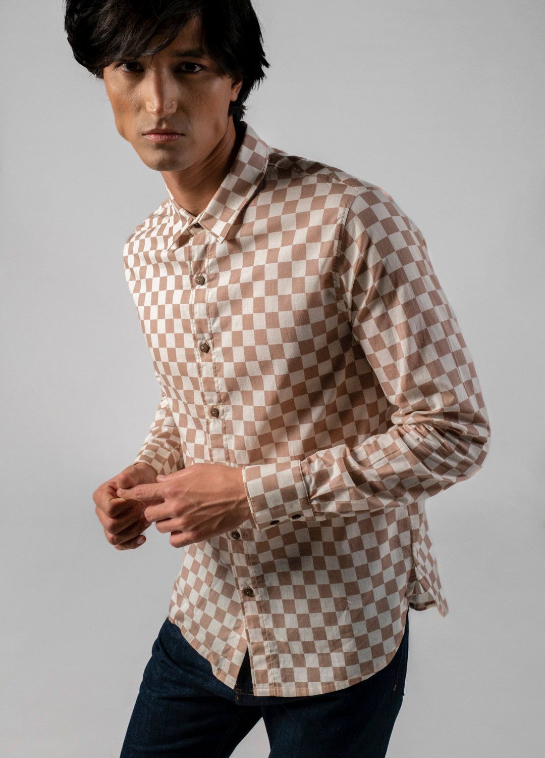 Sand Checkers Everyday Shirt