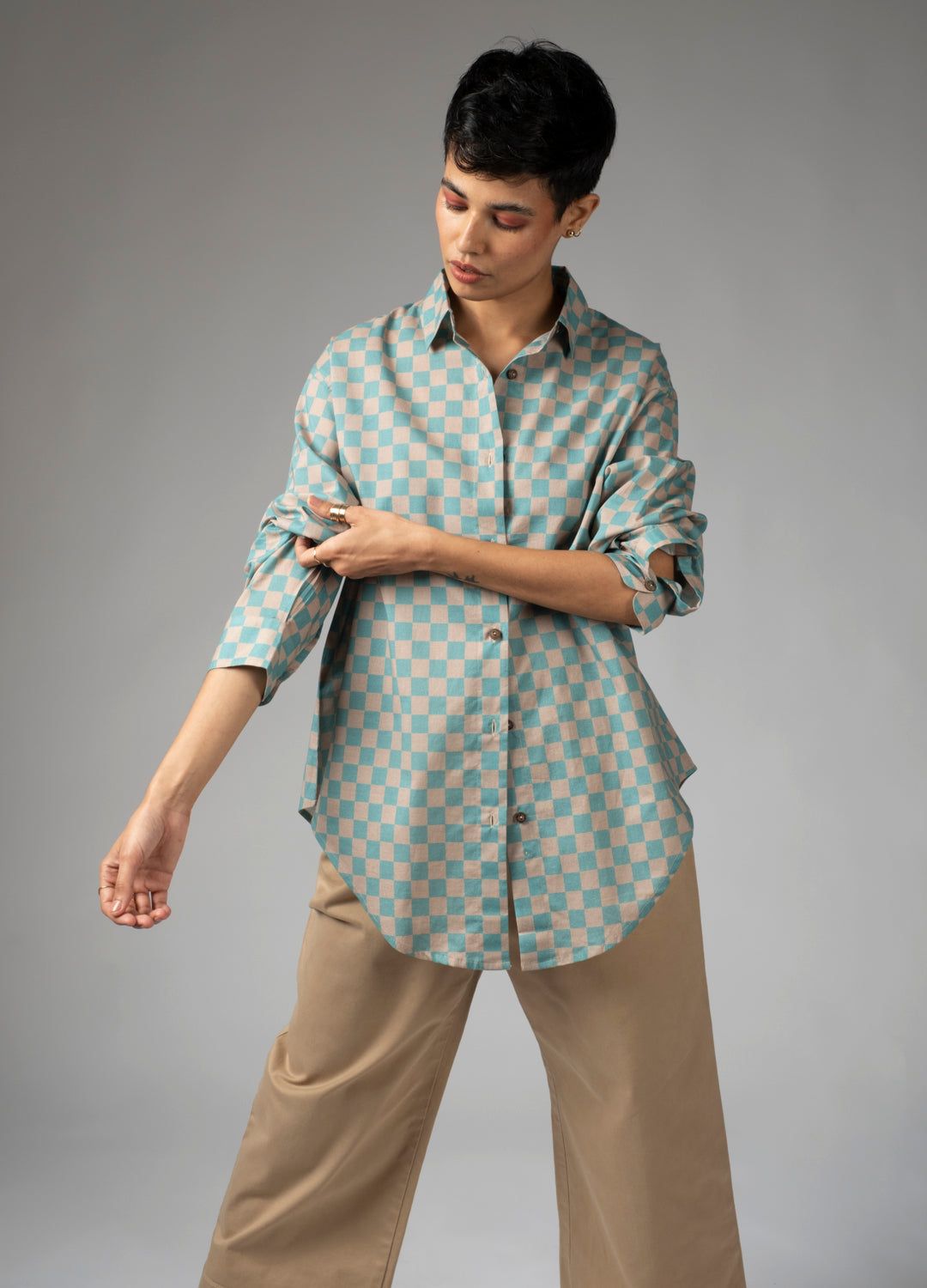 Trellis Checkers Anywhere Shirt