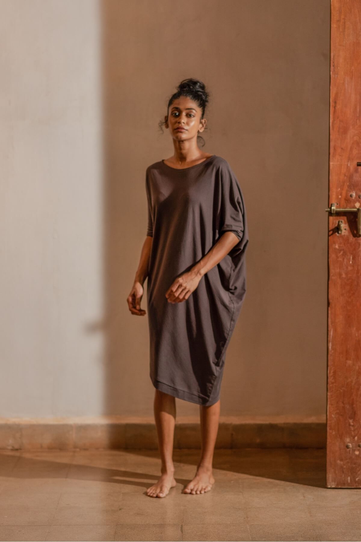 Cenon Drape Dress-No Nasties - Organic Cotton Clothing