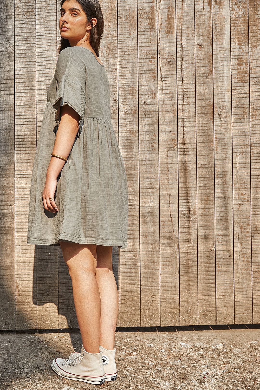 Guadalupe Scoop Dress-No Nasties - Organic Cotton Clothing