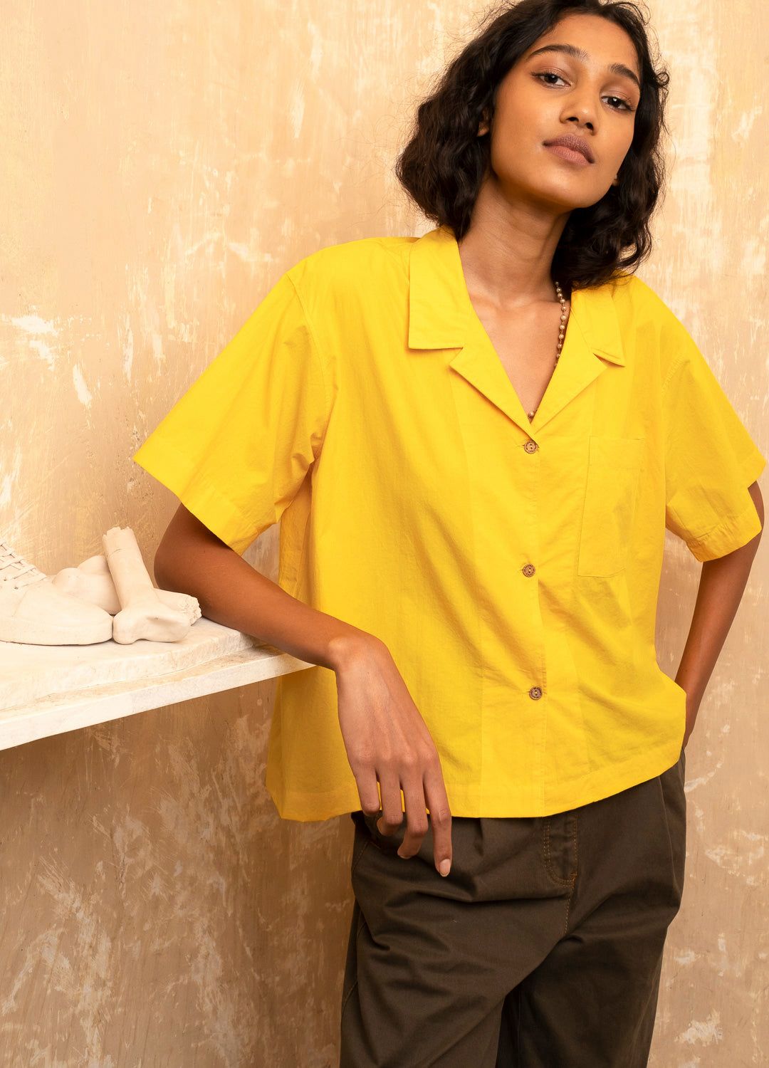 Sunflower Relaxed Shirt-No Nasties - Organic Cotton Clothing